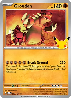 Groudon (30th Celebration 82)