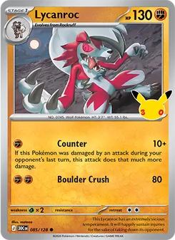 Lycanroc (30th Celebration 85)