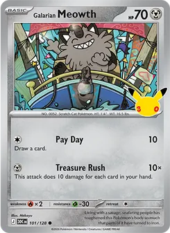 Galarian Meowth (30th Celebration 101)