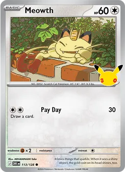Meowth (30th Celebration 113)