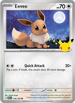 Eevee (30th Celebration 118)