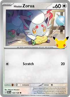 Hisuian Zorua (30th Celebration 122)