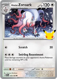 Hisuian Zoroark (30th Celebration 123)