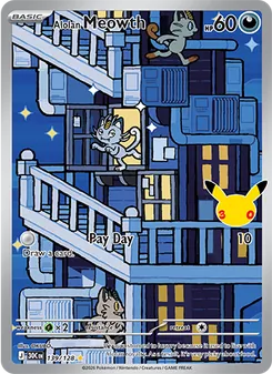 Alolan Meowth (30th Celebration 139)