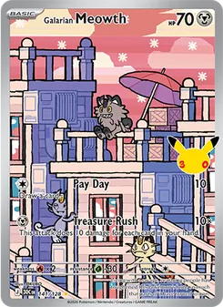 Galarian Meowth (30th Celebration 141)