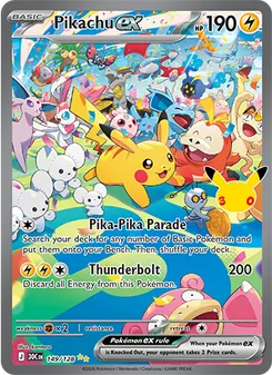 Pikachu ex (30th Celebration 149)
