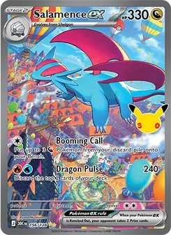 Salamence ex (30th Celebration 156)