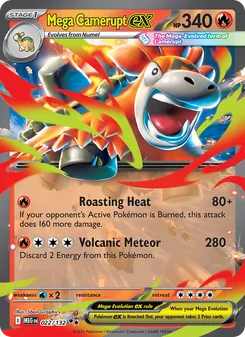 Mega Camerupt ex (Mega Evolution 22)