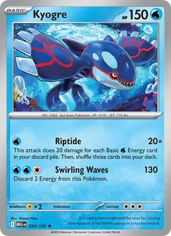 Kyogre (Mega Evolution 34)