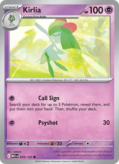 Kirlia (Mega Evolution 59)