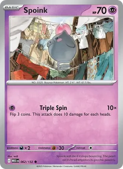 Spoink (Mega Evolution 62)