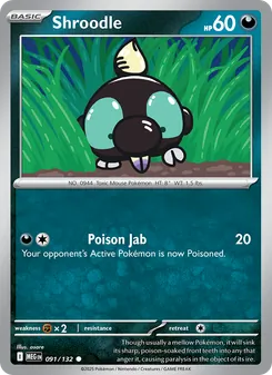 Shroodle (Mega Evolution 91)
