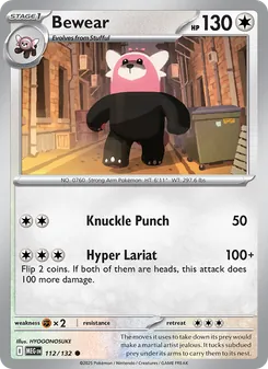 Bewear (Mega Evolution 112)