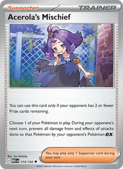 Acerola's Mischief (Mega Evolution 113)