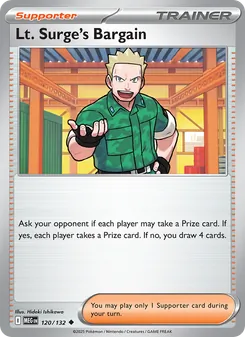 Lt. Surge's Bargain (Mega Evolution 120)