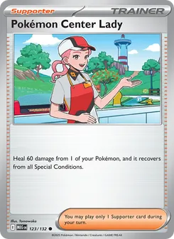 Pokémon Center Lady (Mega Evolution 123)