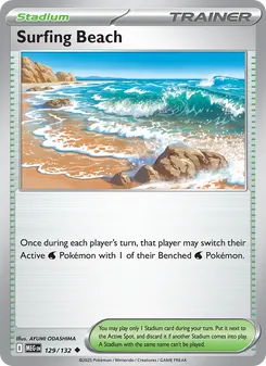 Surfing Beach (Mega Evolution 129)