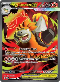 Mega Camerupt ex (Mega Evolution 156)