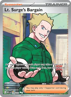 Lt. Surge's Bargain (Mega Evolution 170)