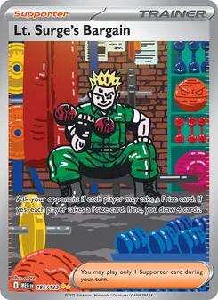 Lt. Surge's Bargain (Mega Evolution 185)