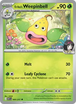 Erika's Weepinbell (Ascended Heroes 5)