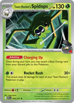 Team Rocket's Spidops (Ascended Heroes 19)