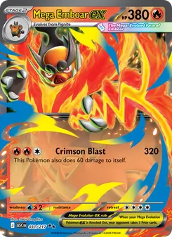 Mega Emboar ex (Ascended Heroes 31)