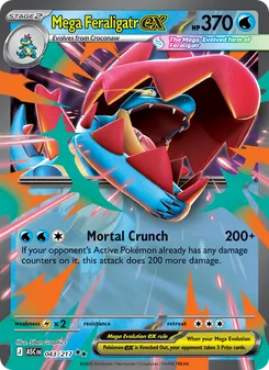 Mega Feraligatr ex (Ascended Heroes 43)