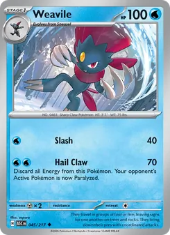 Weavile (Ascended Heroes 45)