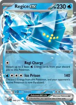 Regice ex (Ascended Heroes 48)