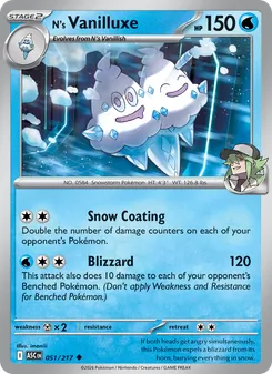N's Vanilluxe (Ascended Heroes 51)