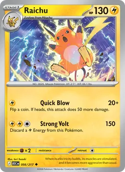 Raichu (Ascended Heroes 56)