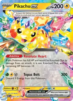 Pikachu ex (Ascended Heroes 57)
