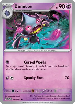 Banette (Ascended Heroes 91)