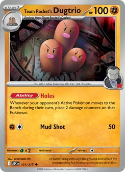 Team Rocket's Dugtrio (Ascended Heroes 101)