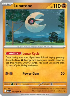 Lunatone (Ascended Heroes 105)