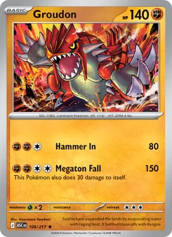 Groudon (Ascended Heroes 108)