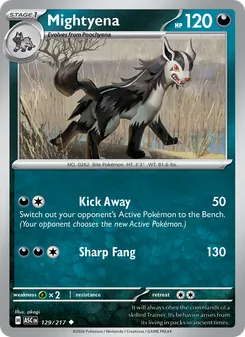 Mightyena (Ascended Heroes 129)