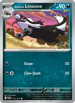 Galarian Linoone (Ascended Heroes 131)