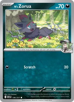 N's Zorua (Ascended Heroes 136)