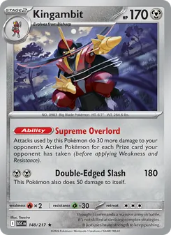 Kingambit (Ascended Heroes 148)