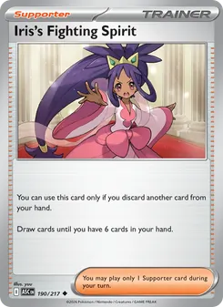 Iris's Fighting Spirit (Ascended Heroes 190)