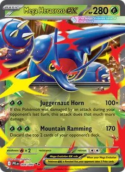 Mega Heracross ex (Phantasmal Flames 4)