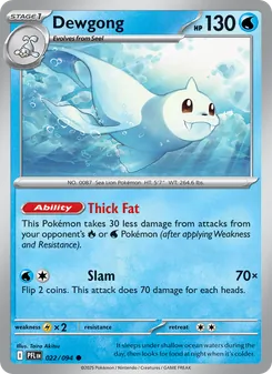 Dewgong (Phantasmal Flames 22)