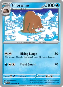 Piloswine (Phantasmal Flames 24)