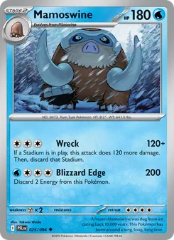 Mamoswine (Phantasmal Flames 25)