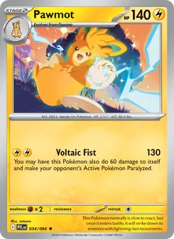 Pawmot (Phantasmal Flames 34)