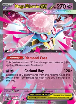 Mega Diancie ex (Phantasmal Flames 41)
