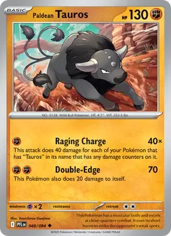 Paldean Tauros (Phantasmal Flames 48)