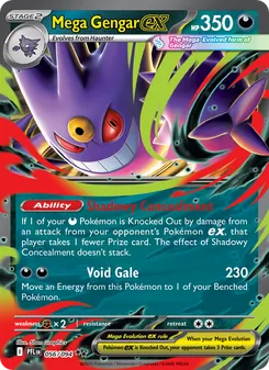 Mega Gengar ex (Phantasmal Flames 56)